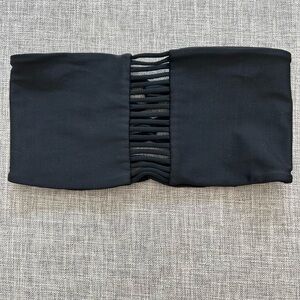 Mikoh Black Bandeau Bikini Top
